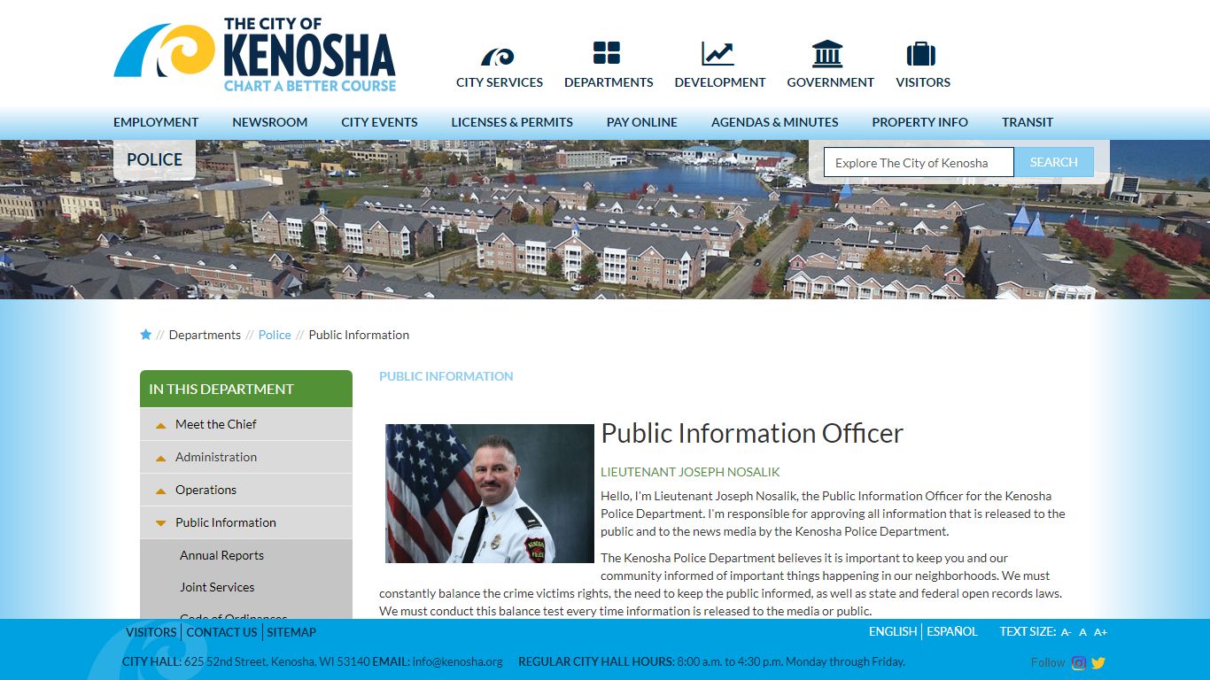 Public Information - City of Kenosha